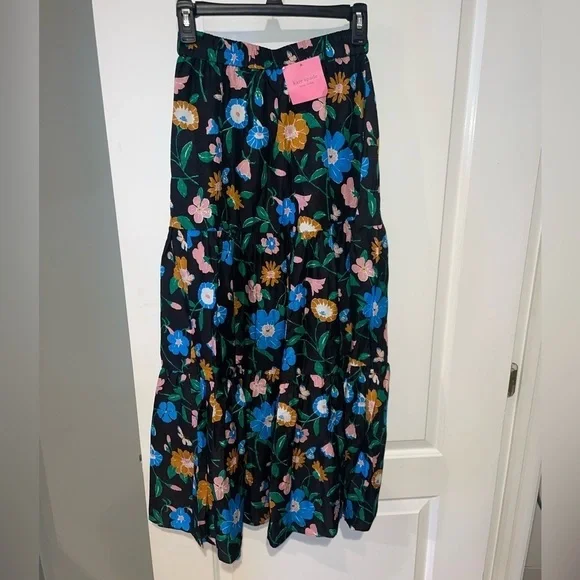 New KATE SPADE Floral Garden Cloqué Skirt 🌸 Sz Small NWT